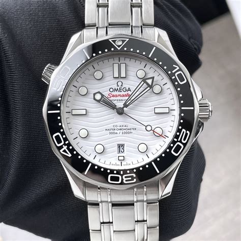 omega seamaster 300 great white|Omega Seamaster 300 white face.